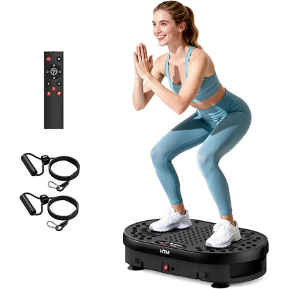 Full Body Shaker Exercise Machine with 120 Speeds, 9 Programs, Remote & 300 lb Limit