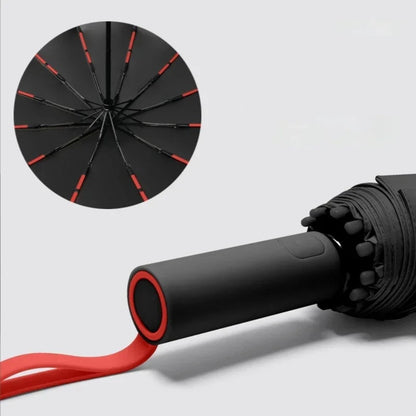 Large Folding Umbrella with 72 Bones – Windproof UV Rain Protection