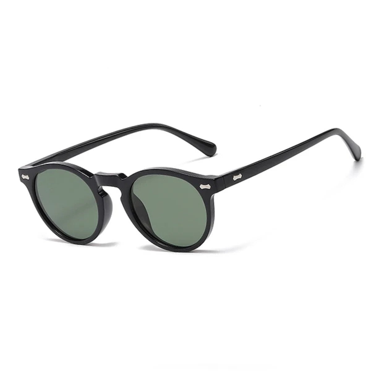 Round Sunglasses with Polarized Lenses for Men and Women - Vintage Style