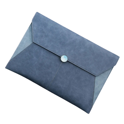 Business Briefcase Bag for Laptops - PU Leather File Holder
