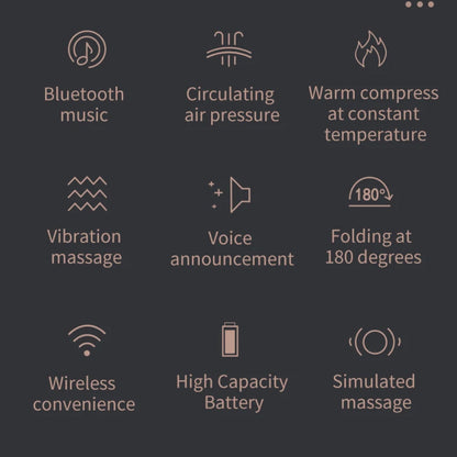 Heated Eye Massage Device for Relaxation and Comfort