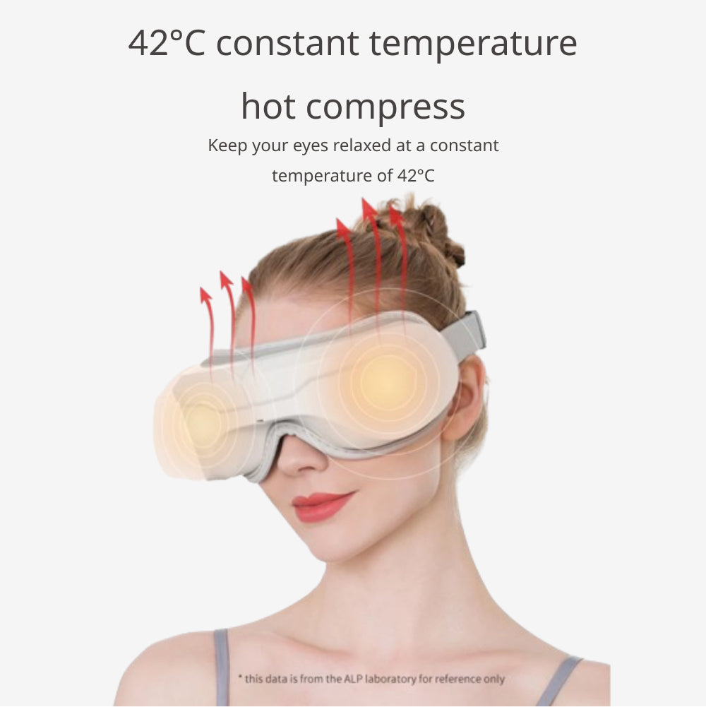 Heated Eye Massage Device for Relaxation and Comfort