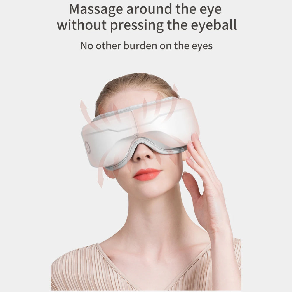 Heated Eye Massage Device for Relaxation and Comfort