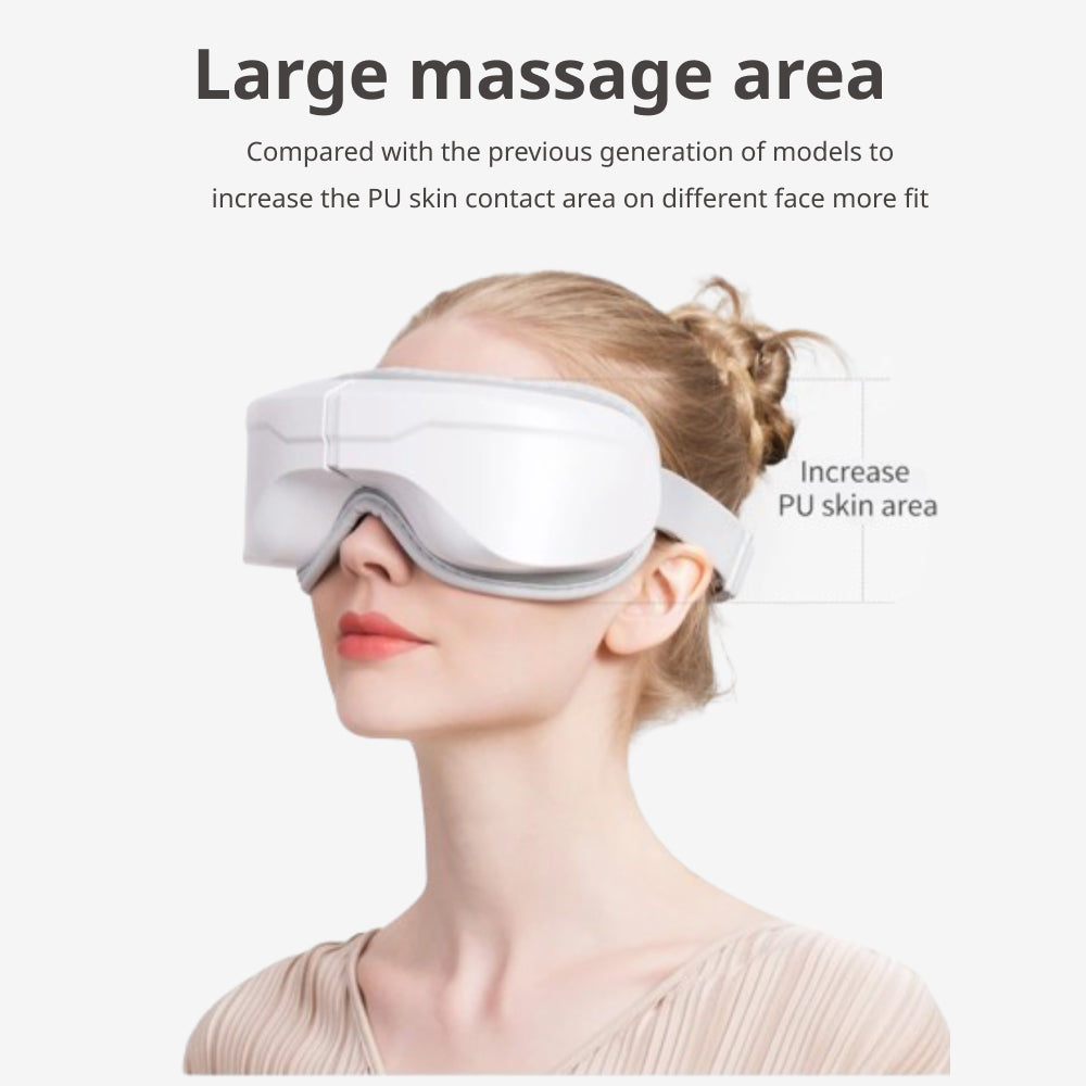 Heated Eye Massage Device for Relaxation and Comfort