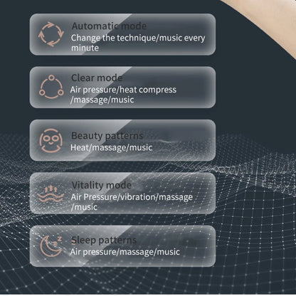 Heated Eye Massage Device for Relaxation and Comfort