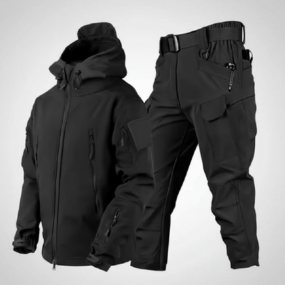 Waterproof Softshell Tactical Jacket and Cargo Pants Set for Men