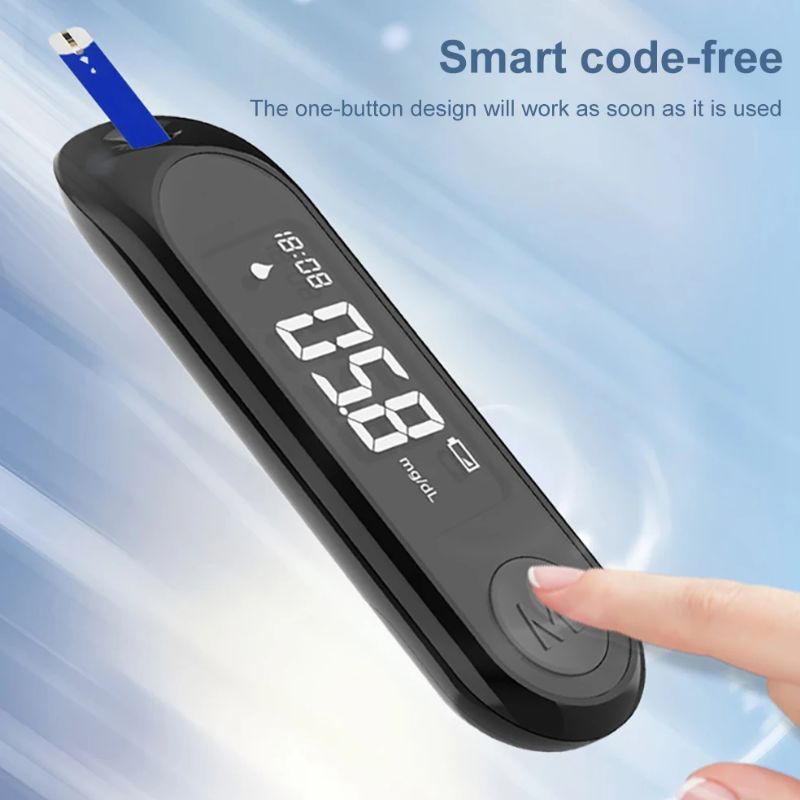 Blood Glucose Testing Kit with Lancets and Test Strips