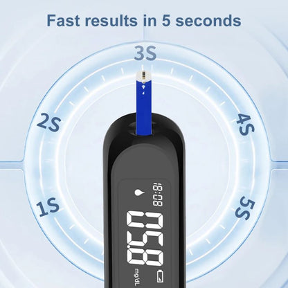 Blood Glucose Testing Kit with Lancets and Test Strips