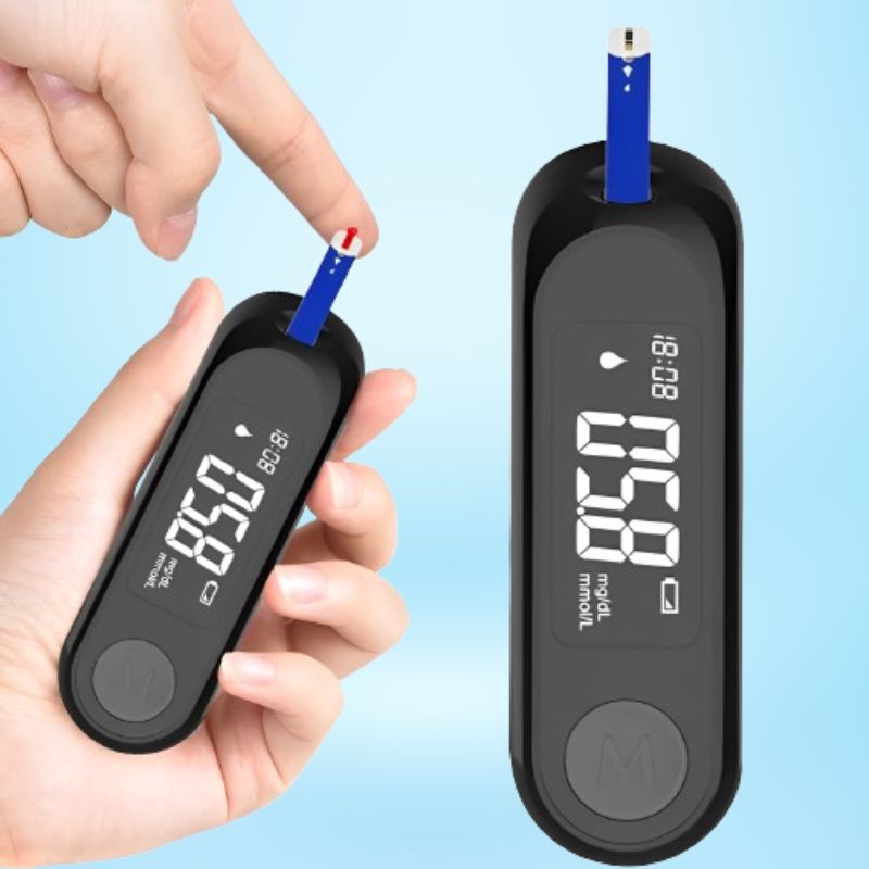 Blood Glucose Testing Kit with Lancets and Test Strips
