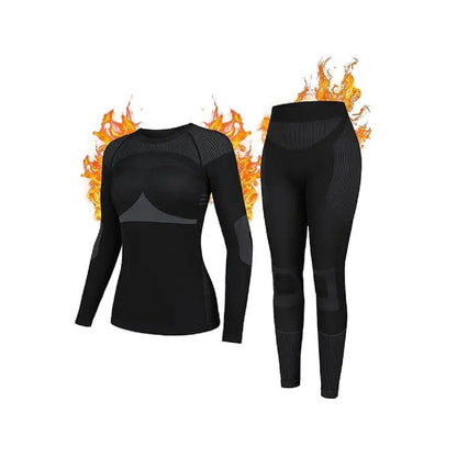 Thermal Underwear Set for Women - Ski Top and Bottom
