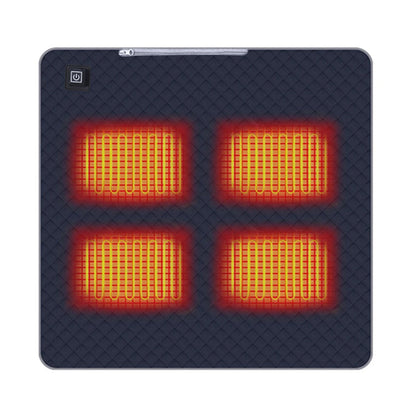 Portable Heated Mat for Camping Chair - 4-Zone Warm Cushion