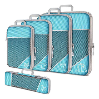 Compression Travel Set – Space-Saving Packing Cubes for Organized Luggage