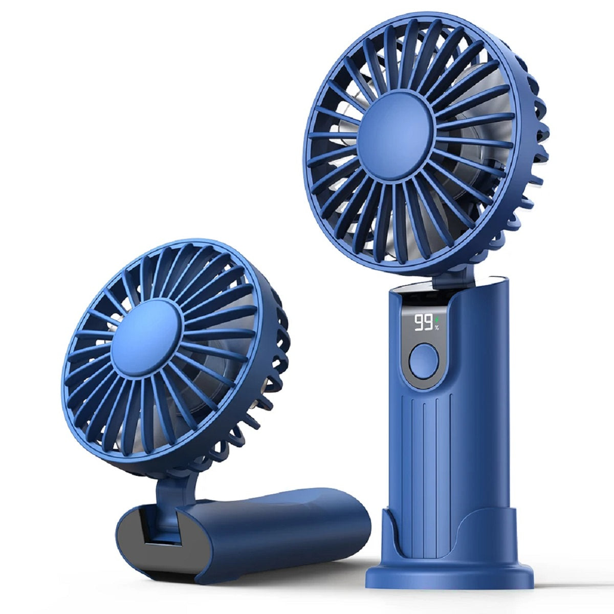 Compact USB Rechargeable Fan - Portable Handheld Design