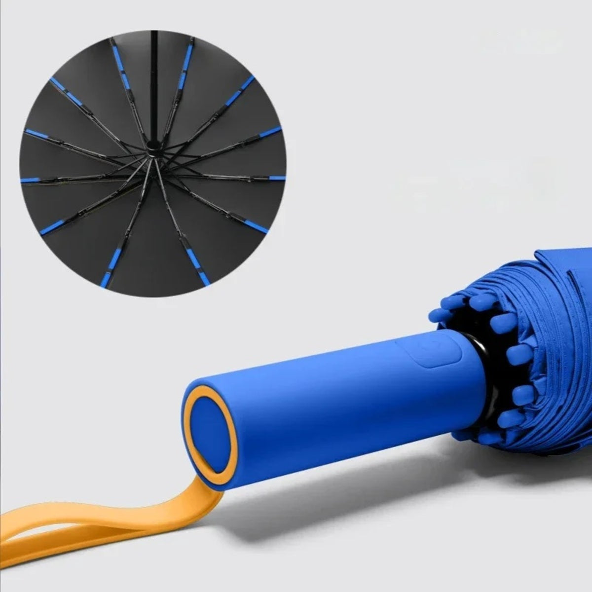 Large Folding Umbrella with 72 Bones – Windproof UV Rain Protection