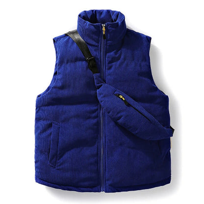 Men's Casual Sleeveless Vest Jacket - Versatile Warm Waistcoat