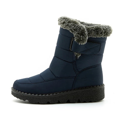 Winter Ankle Boots for Women - Cozy Plush Snow Footwear