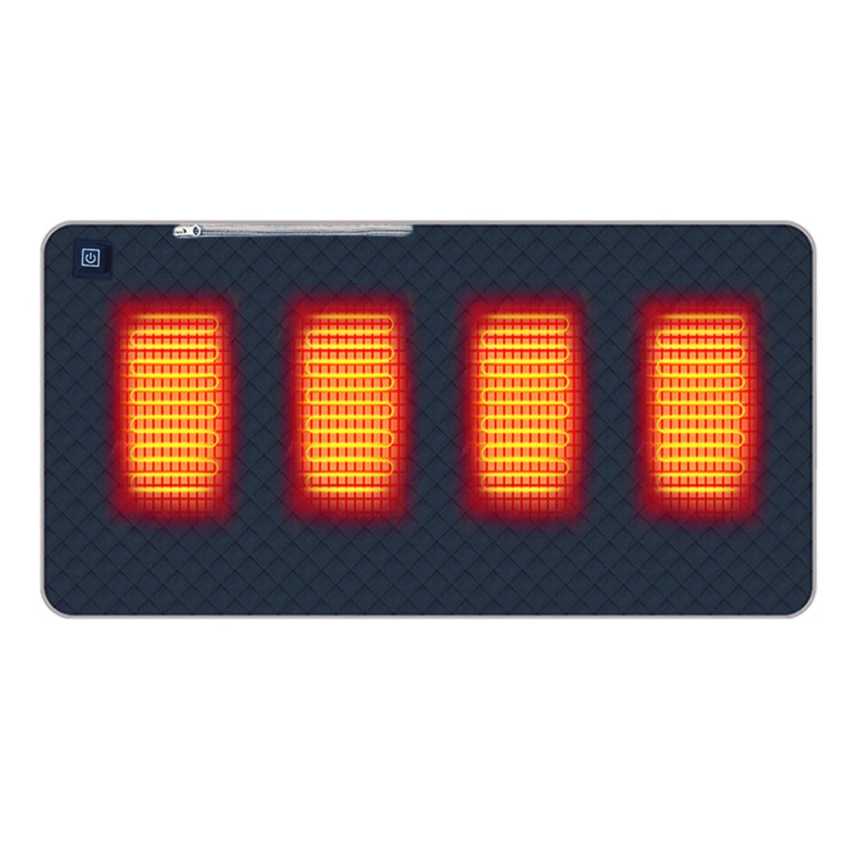 Portable Heated Mat for Camping Chair - 4-Zone Warm Cushion