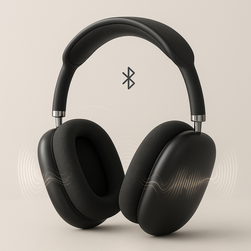 Bluetooth Headphones - Lightweight Design with Deep Bass and Clear Treble