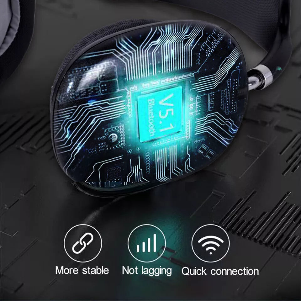 Bluetooth Headphones - Lightweight Design with Deep Bass and Clear Treble