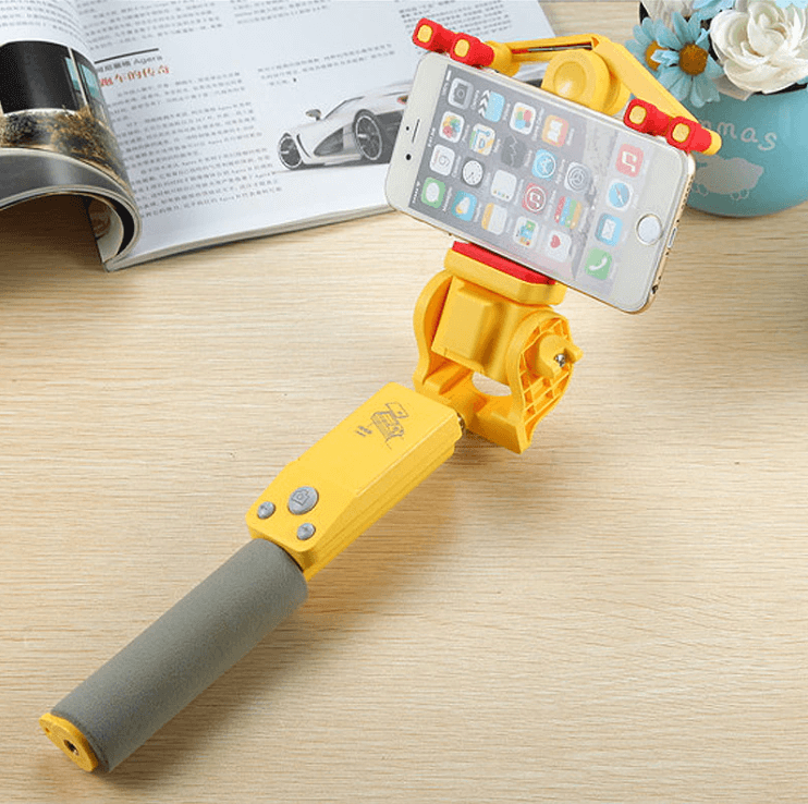 360° Rotating Selfie Stick with Bluetooth Remote Control
