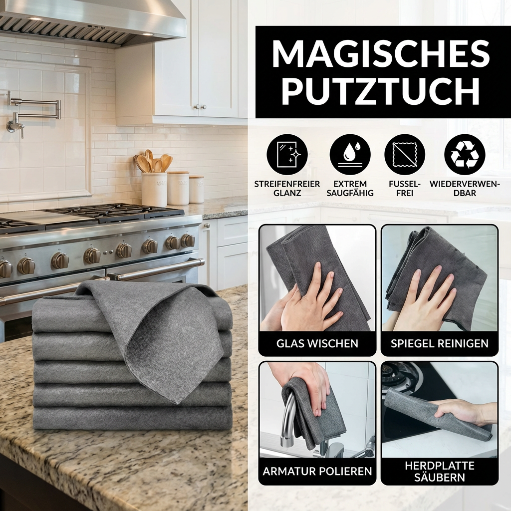 Microfiber Cleaning Cloth – Soft and Absorbent