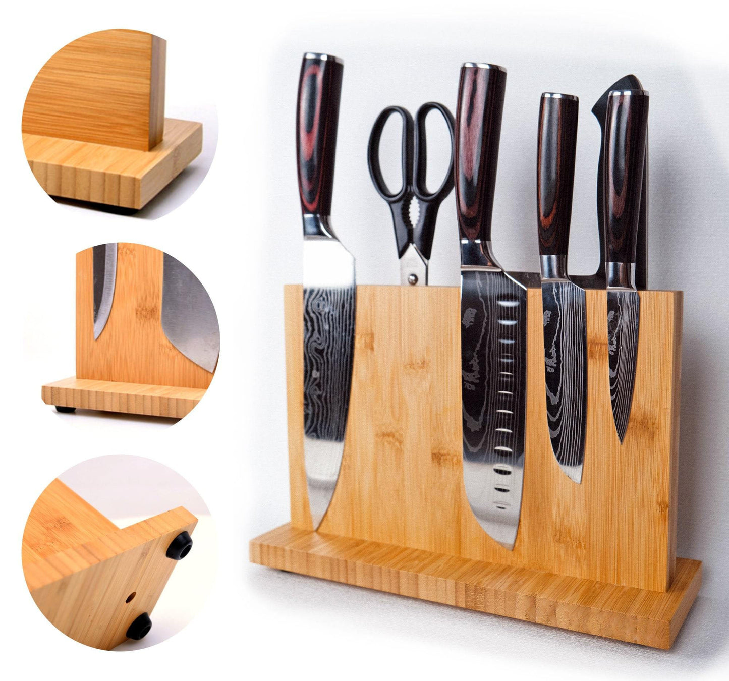 Knife Holder with Magnetic Base for Easy Storage