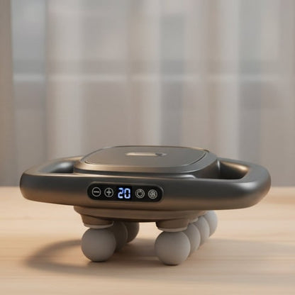 ErgoPulse Massage Gun with Dual Grip and Eight Therapeutic Nodes
