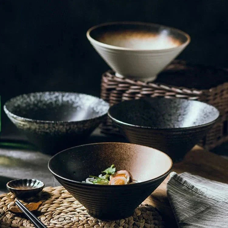 Handcrafted Ceramic Ramen Bowl – Japanese Style