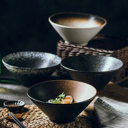 Handcrafted Ceramic Ramen Bowl – Japanese Style