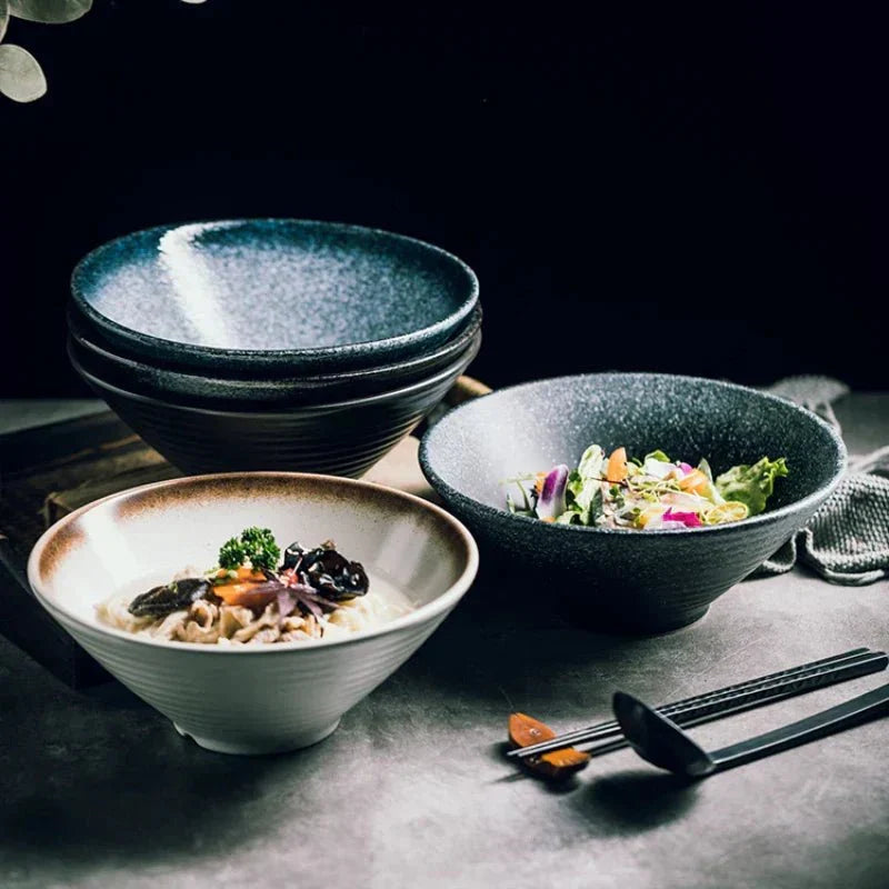 Handcrafted Ceramic Ramen Bowl – Japanese Style