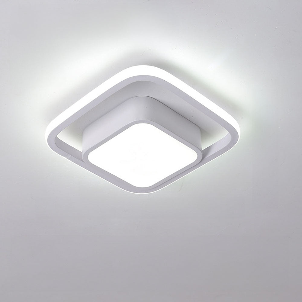 Double Ring LED Ceiling Light - Modern Minimalist Lighting Fixture