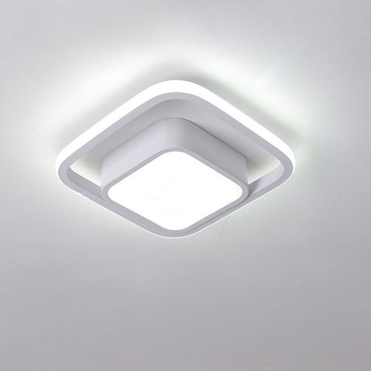 Double Ring LED Ceiling Light - Modern Minimalist Lighting Fixture