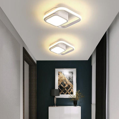 Double Ring LED Ceiling Light - Modern Minimalist Lighting Fixture