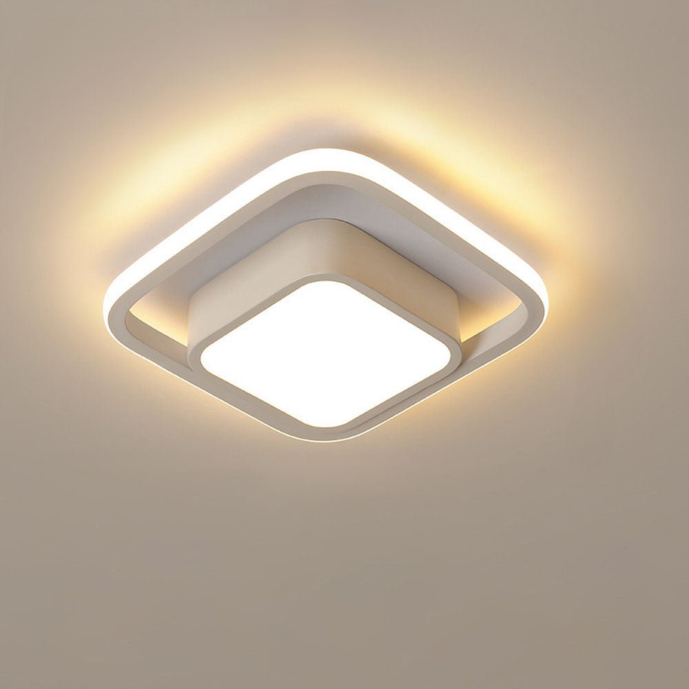Double Ring LED Ceiling Light - Modern Minimalist Lighting Fixture