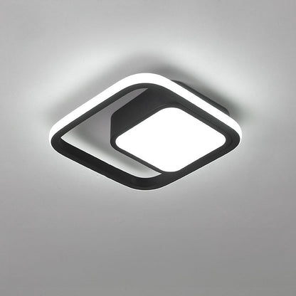 Double Ring LED Ceiling Light - Modern Minimalist Lighting Fixture