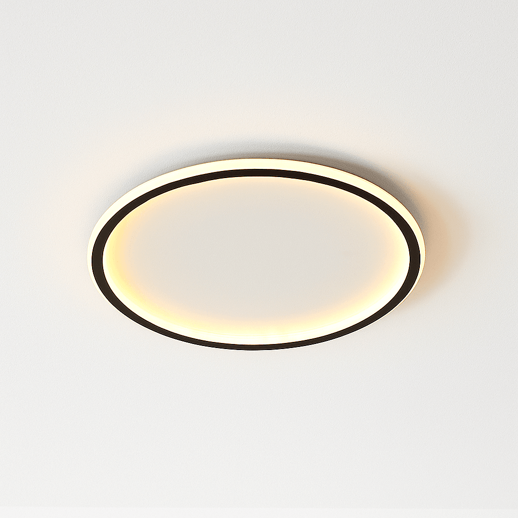 Round Modern Ceiling Light in Scandinavian Style