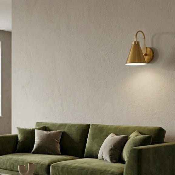 Adjustable Arm Wall Lamp with Pull Chain – Sleek Design