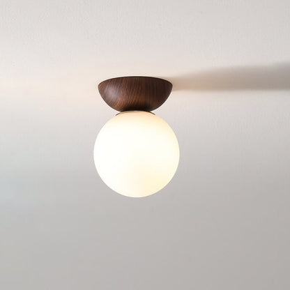 Wooden Pendant Light - Elegant Japanese Zen Design