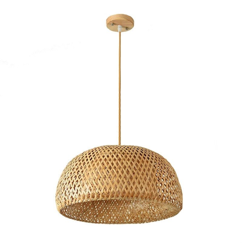 Handcrafted Bamboo Pendant Light – Stylish Oriental Ambient Fixture