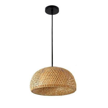 Handcrafted Bamboo Pendant Light – Stylish Oriental Ambient Fixture