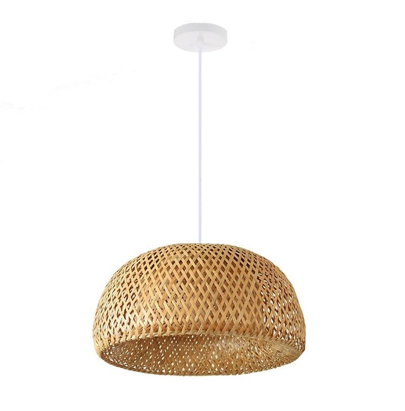 Handcrafted Bamboo Pendant Light – Stylish Oriental Ambient Fixture