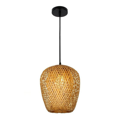 Handcrafted Bamboo Pendant Light – Stylish Oriental Ambient Fixture
