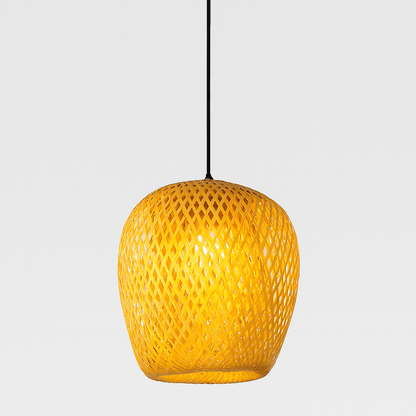 Handcrafted Bamboo Pendant Light – Stylish Oriental Ambient Fixture