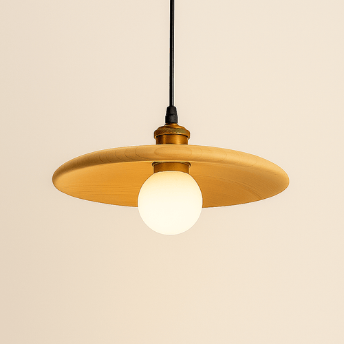 Wooden Pendant Light – Natural Style Illumination