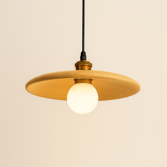 Wooden Pendant Light – Natural Style Illumination