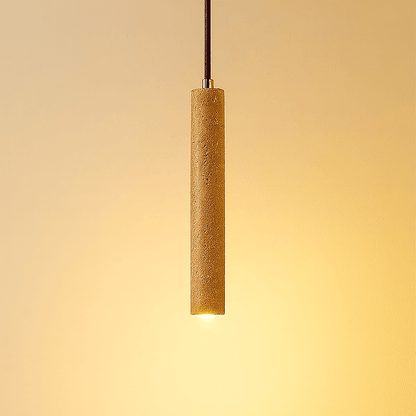 Minimalist LED Chandelier in Travertine Design - Pendant Lamp