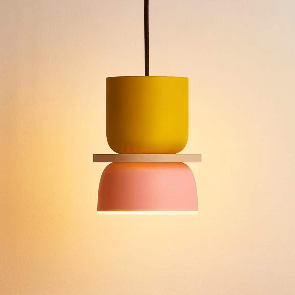 Colorful Macaron LED Pendant Light Fixture