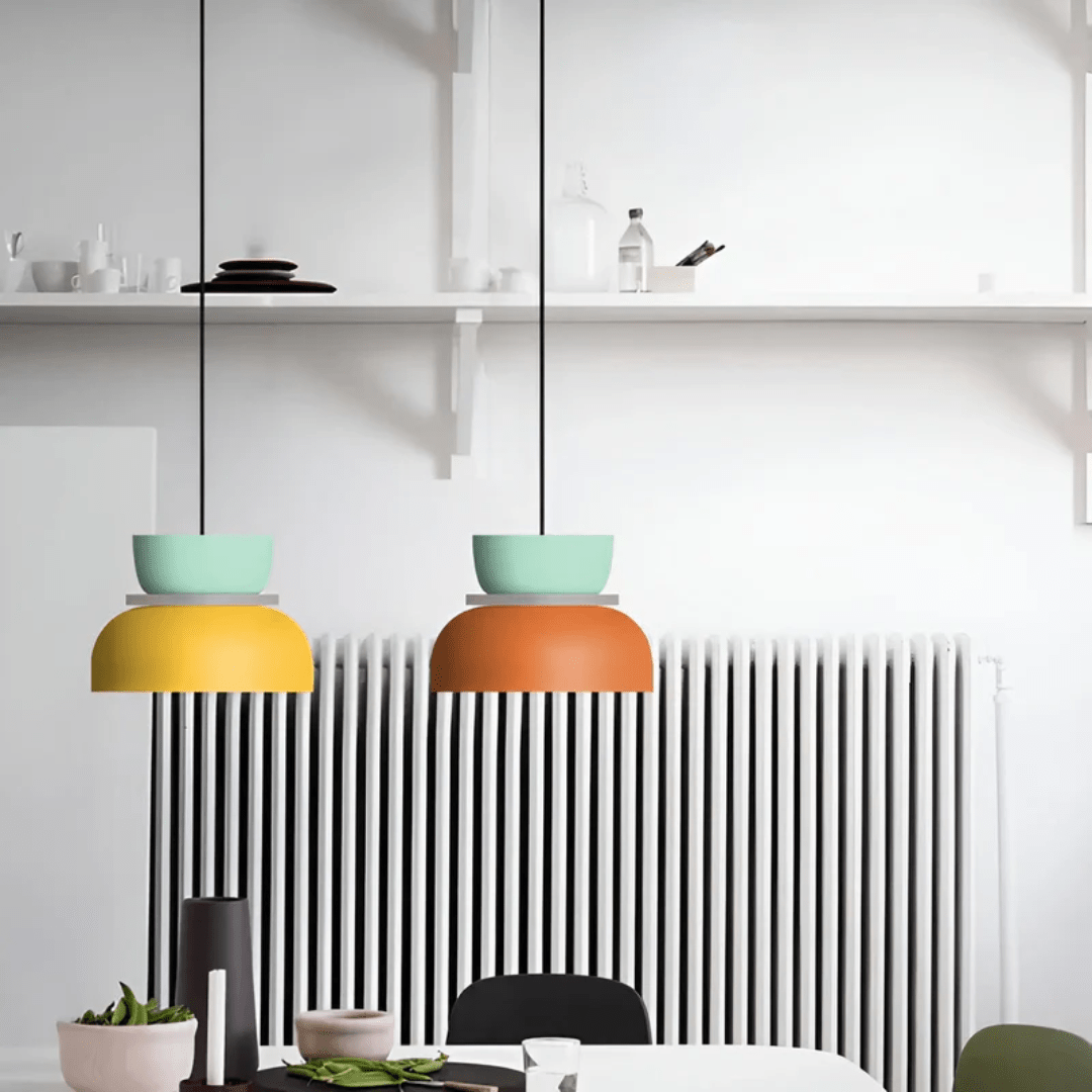 Colorful Macaron LED Pendant Light Fixture