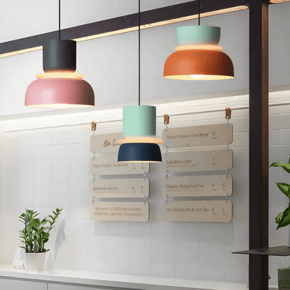 Colorful Macaron LED Pendant Light Fixture