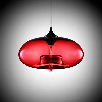 Colored Glass Pendant Light - Modern Hanging Design